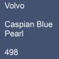 Preview: Volvo, Caspian Blue Pearl, 498.